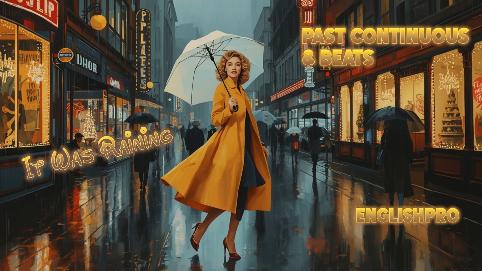 Английская грамматика в песнях. The Past Continuous Tense. смотреть онлайн