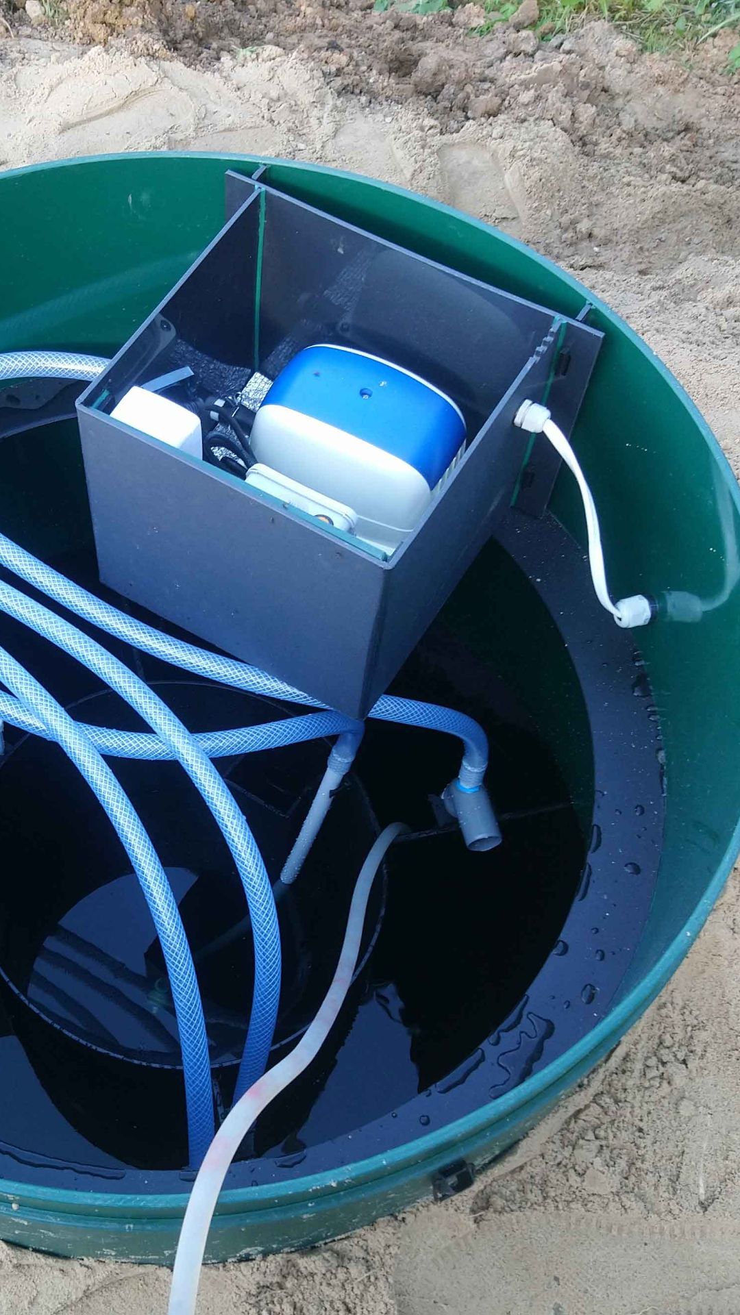 Монтаж септика осень 2025.