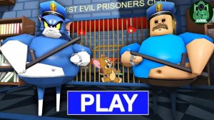 Побег Тома и Джерри из тюрьмы Барри #роблокс #roblox