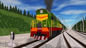 Проезжающие поезда в игре SkyRail (часть 7)