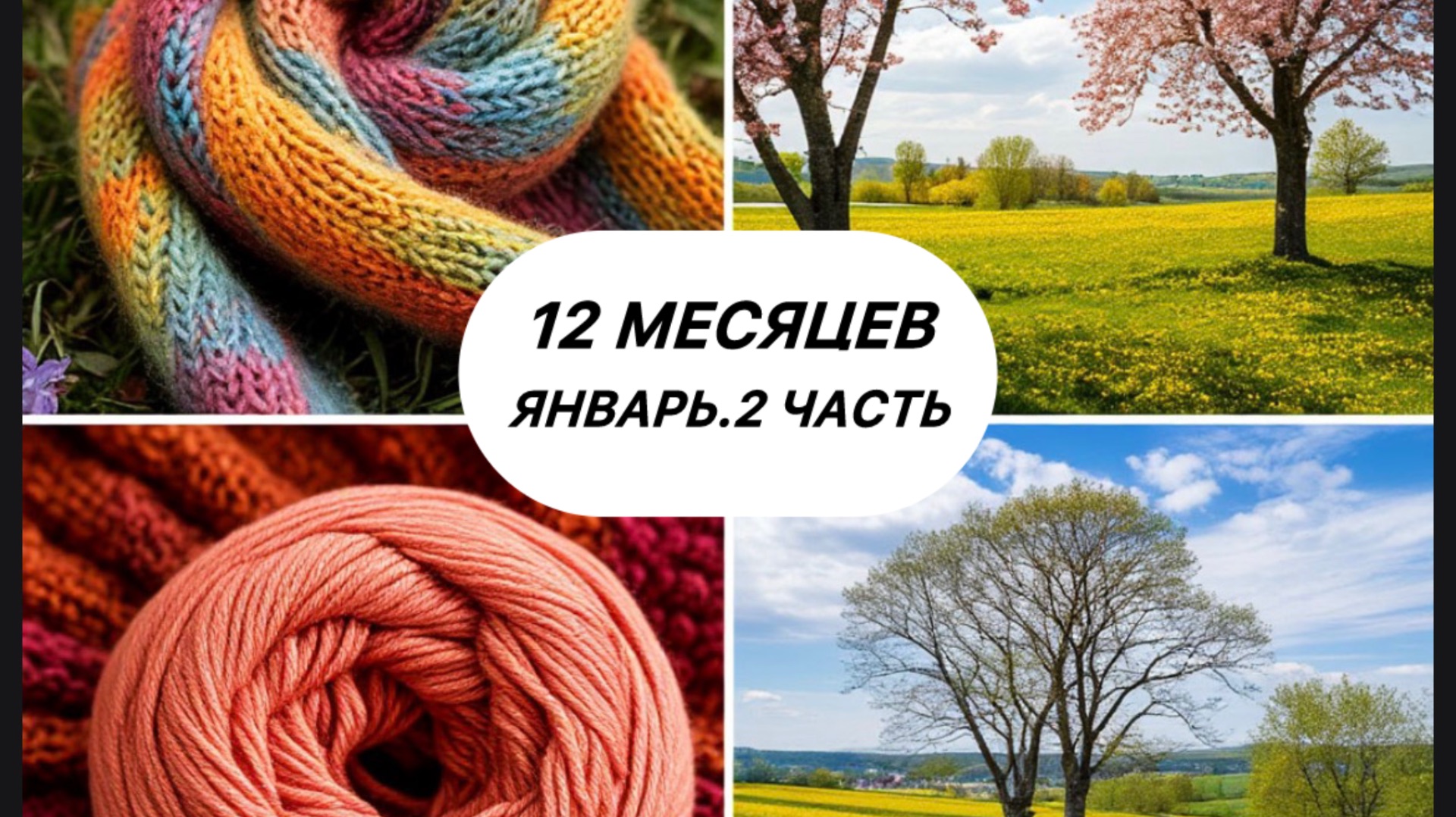 СП «12 месяцев» 2 сезон,2 часть января. Вяжем-вяжем,распускаем, как я пыталась подружиться со шнуром смотреть онлайн