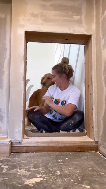 Идея о том, как можно построить будку под лестницей. смотреть онлайн