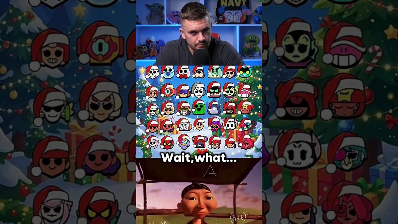 Что если все бравлеры будут в шапке деда мороза? смотреть онлайн