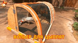 Вольер для цыплят своими руками как сделать пошагово