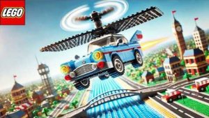 Может ли эта машинка LEGO летать с пропеллером наверху
