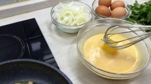 ОМЛЕТ С ГРИБАМИ