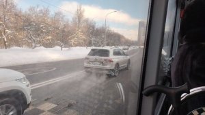 поездка на автобусе ЛиАЗ 6213 борт 191121, по маршруту 687