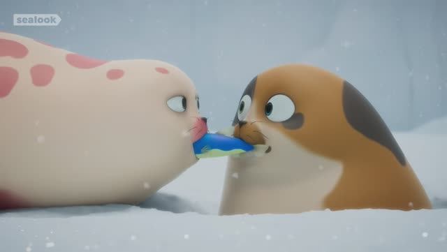 Мультфильм Взгляд Тюленя (Sealook). Любовь витает в воздухе. 💙 Серия 6 смотреть онлайн