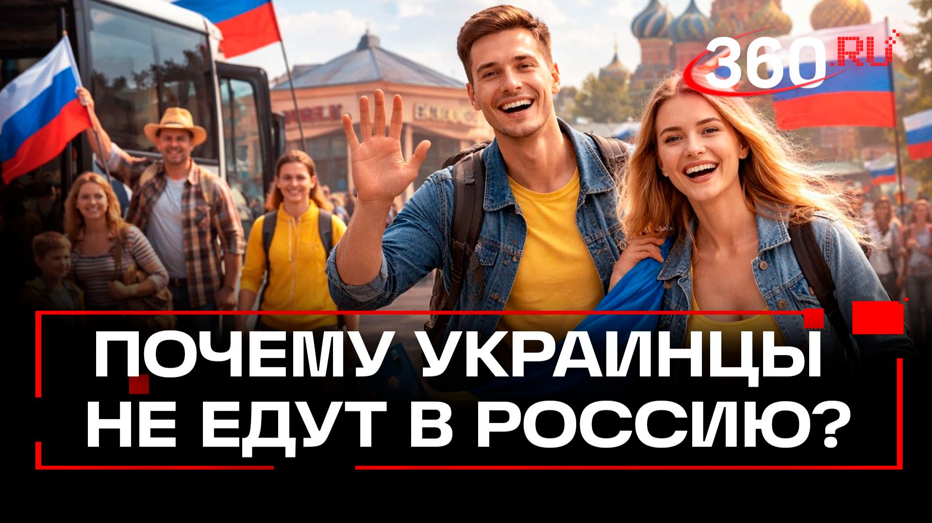 Пешком через границу: сколько украинцев приехали в Россию? смотреть онлайн
