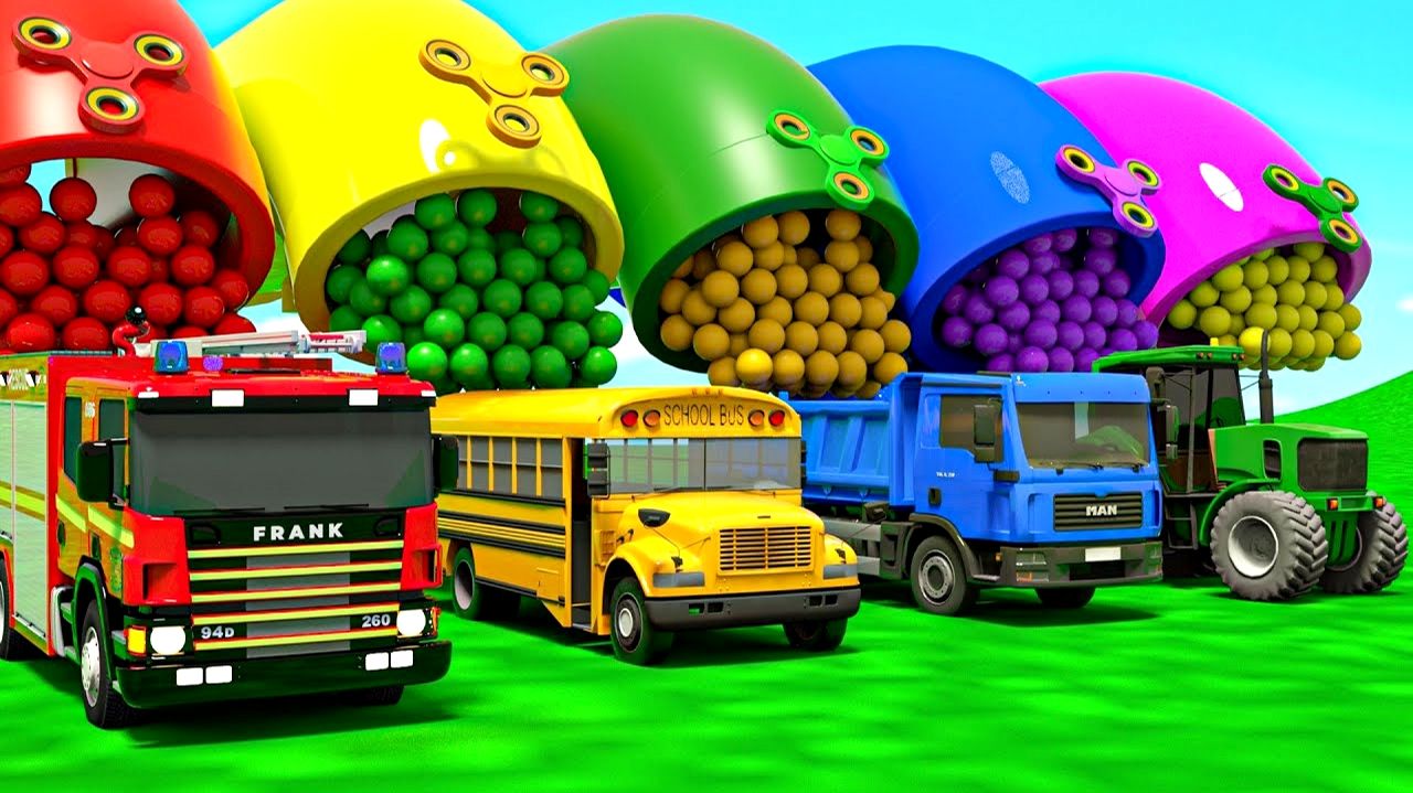 Мультики для детей - Машинки для детей - Веселые песенки для детей - Мультики про машинки смотреть онлайн