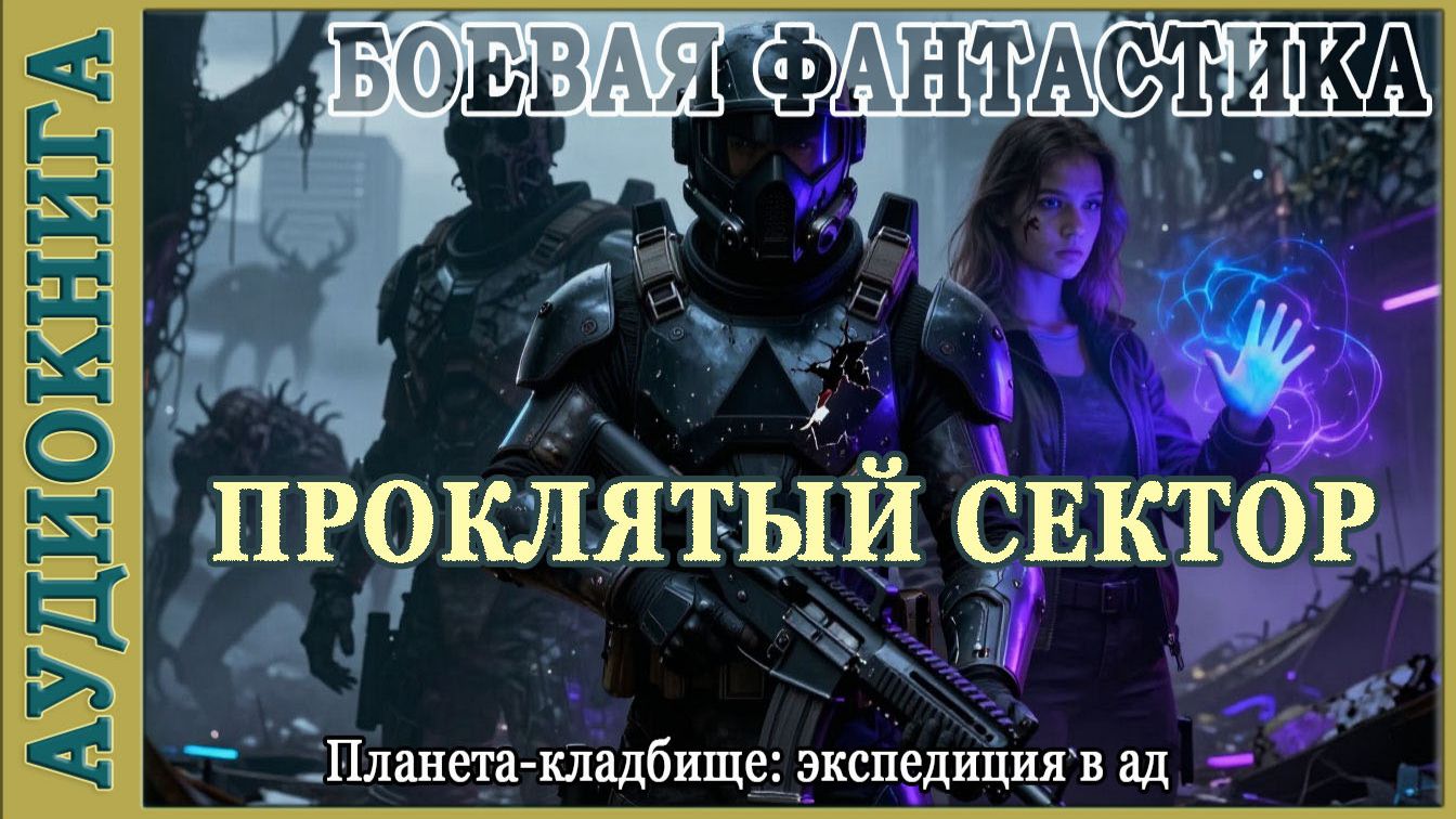 Проклятый сектор. Планета‑кладбище: экспедиция в ад. Аудиокнига Боевая фантастика смотреть онлайн