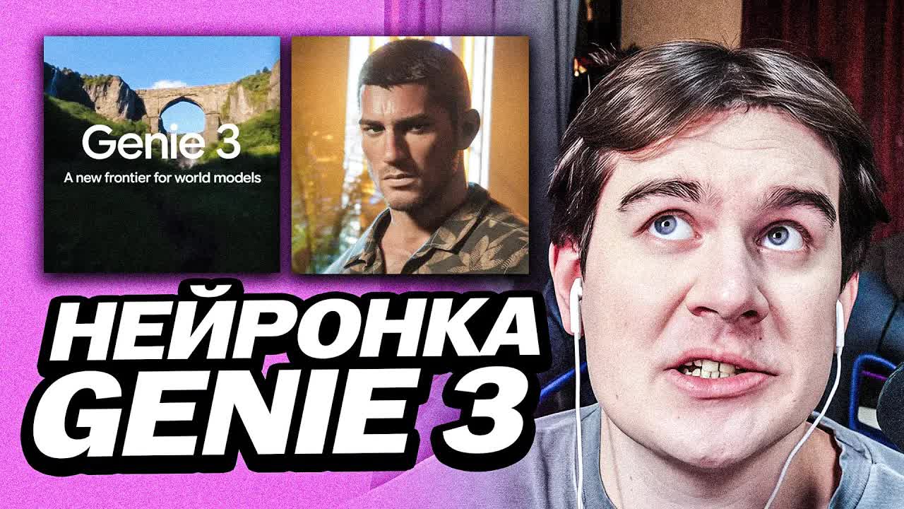 БРАТИШКИН В ШОКЕ С НОВОЙ НЕЙРОНКИ ОТ ГУГЛА - GOOGLE GENIE 3 | У БРАТИШКИНА УКРАЛИ ИДЕЮ смотреть онлайн
