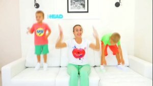 Head, Shoulders, Knees & Toes - Exercise Song for Children from Vlad and Nikita