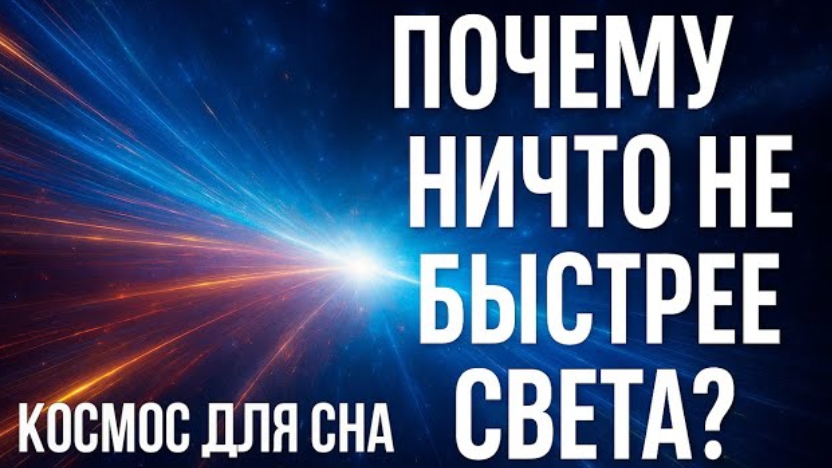 Почему НИЧТО не быстрее света? Вся правда, которую скрывает Вселенная! смотреть онлайн