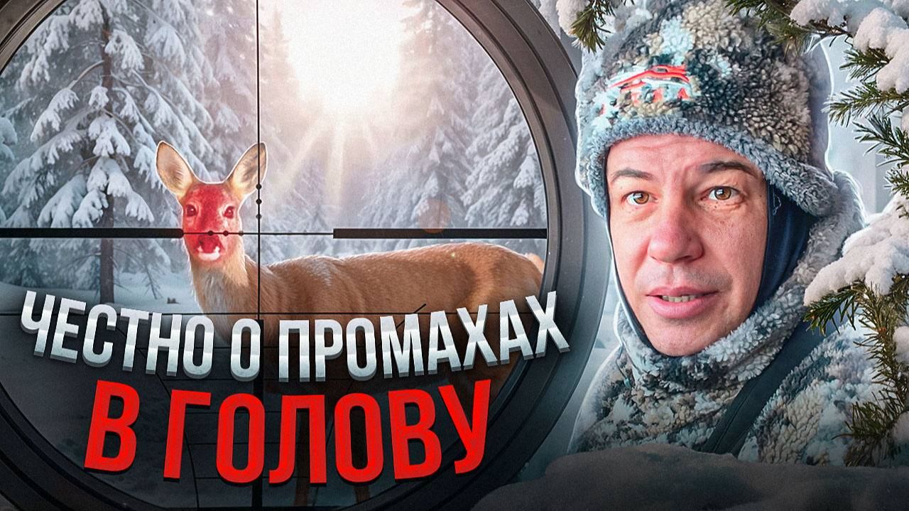 Честно о промахах при стрельбе в голову | Закрытие сезона по косуле в Самарской области смотреть онлайн
