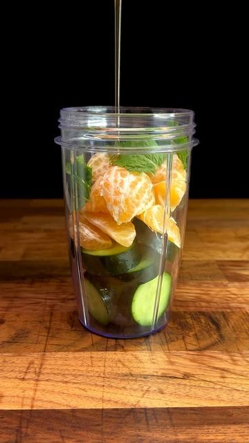 фрэш из огурца с мандарином смотреть онлайн