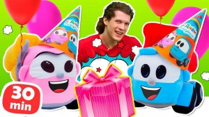 Большой АвтоПраздник: Грузовичок Лева и друзья устраивают вечеринку с тортом!