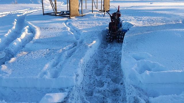 Снегочист “Пахарь". Храм “Николая Чудотворца". смотреть онлайн