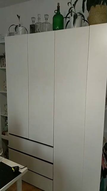Шкаф распашной для одежды Ирэн с ящиками, со штангой, с полками