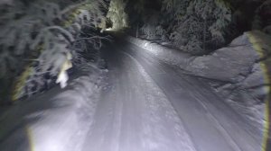 Ночь, Зима. -20 и Электровелосипед.