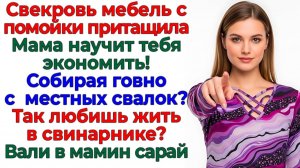 Свекровь приперла мебель с помойки! Отправила старую жабу в болото!|Семейные Драмы|Жизненные Истории