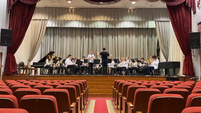 Цфасман Интермеццо Детский духовой оркестр ЮНИОР-БЭНД ЦДШИ г.о. Химки, соло Алина Салимуллина смотреть онлайн