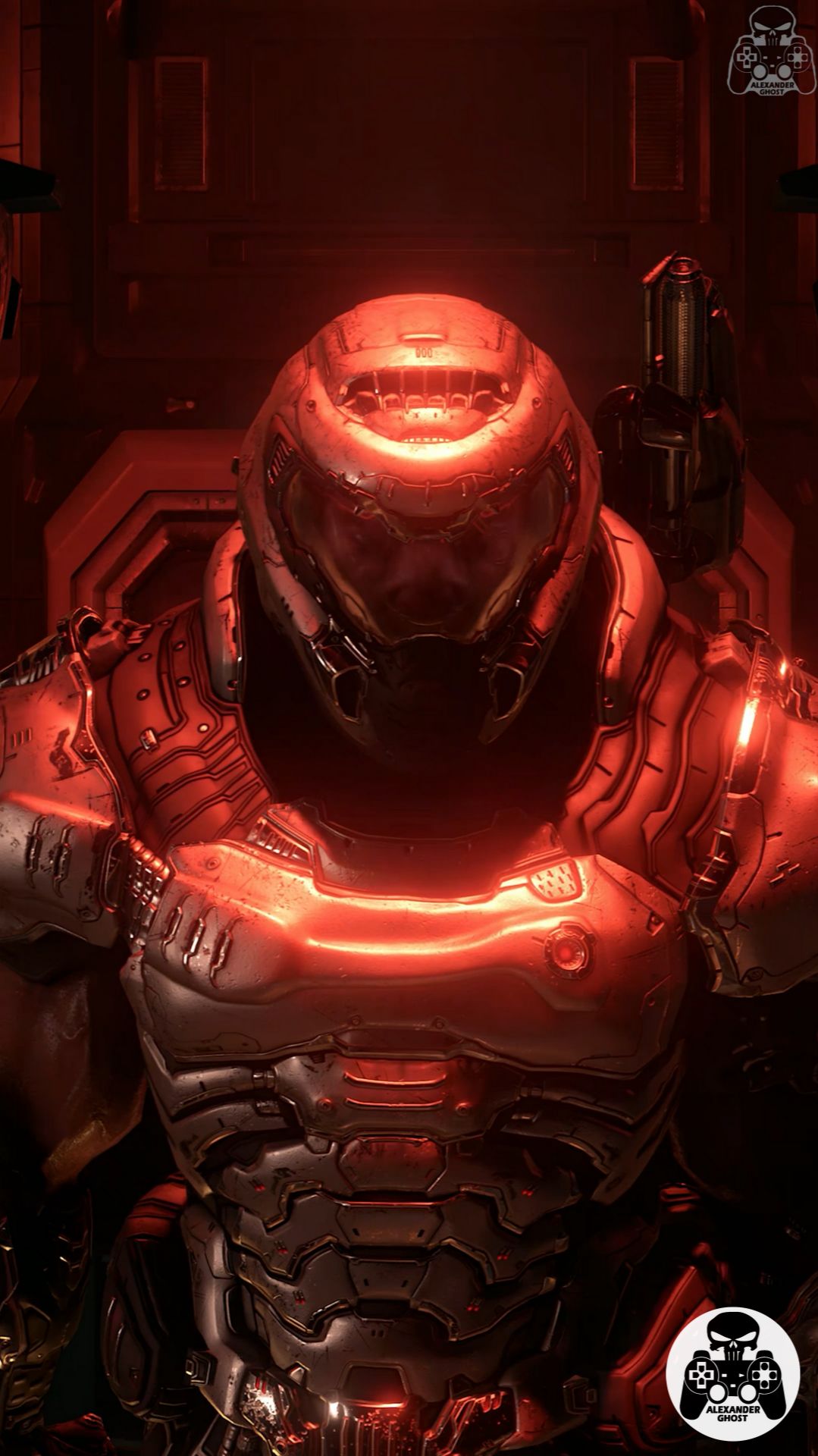 DOOM Eternal Палач Рока забирает ключ Серафима самоуничтожение базы UAC Atlantica #doometernal смотреть онлайн