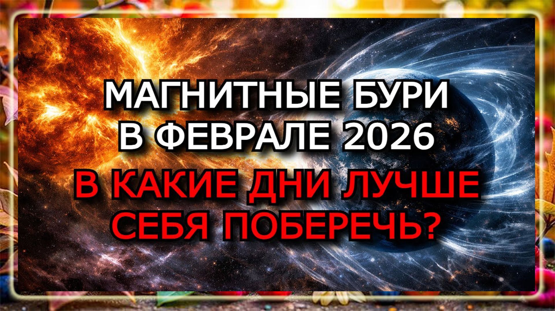МАГНИТНЫЕ БУРИ В ФЕВРАЛЕ 2026 — НЕБЛАГОПРИЯТНЫЕ ДНИ И ПИКИ АКТИВНОСТИ смотреть онлайн