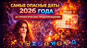 Самые опасные даты 2026 года: астрологическое предупреждение
