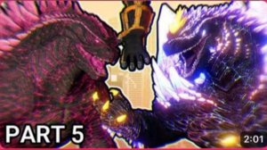 Космический Годзилла vs Годзилла | Анимация часть 5 (перезалив с Ютуба)