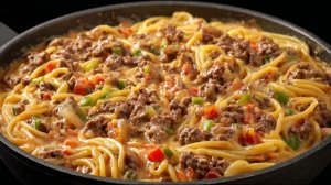 Обалденно Вкусно и Просто на Одной Сковороде. Макароны с фаршем это очень сытный и быстрый ужин!