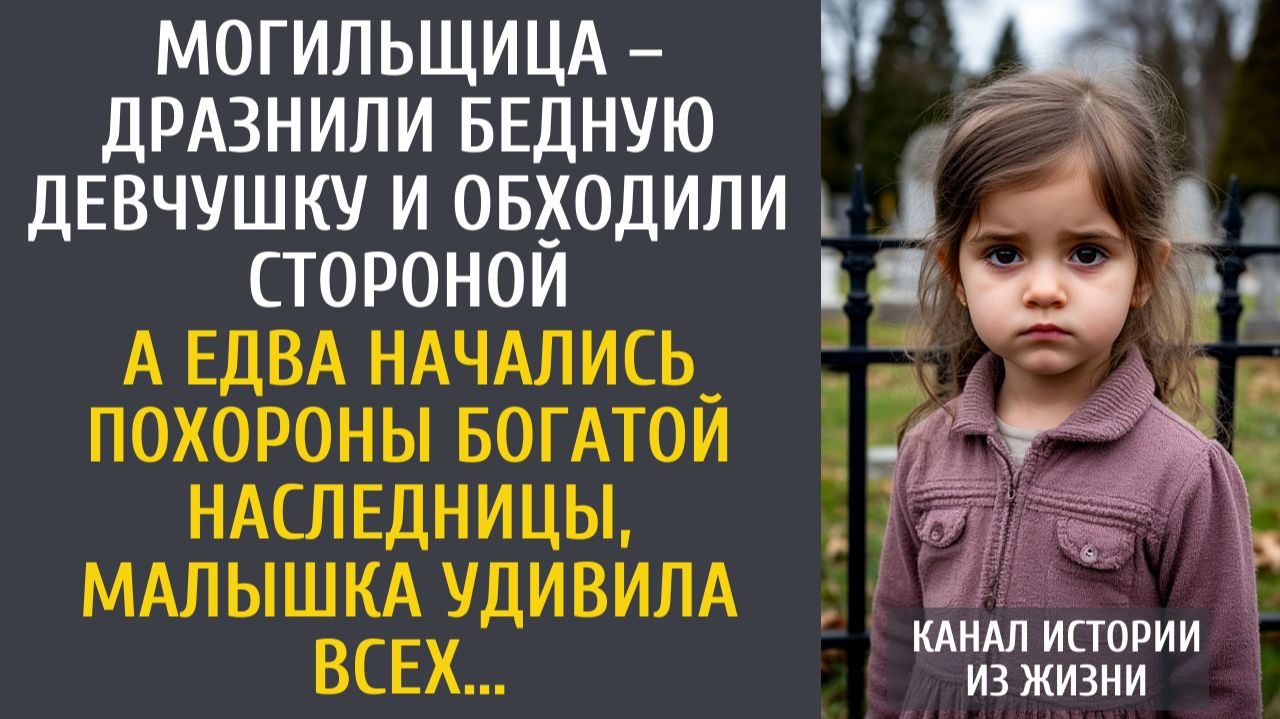 Истории из жизни: Могильщица – дразнили бедную девочку и обходили стороной… А едва начались похороны смотреть онлайн