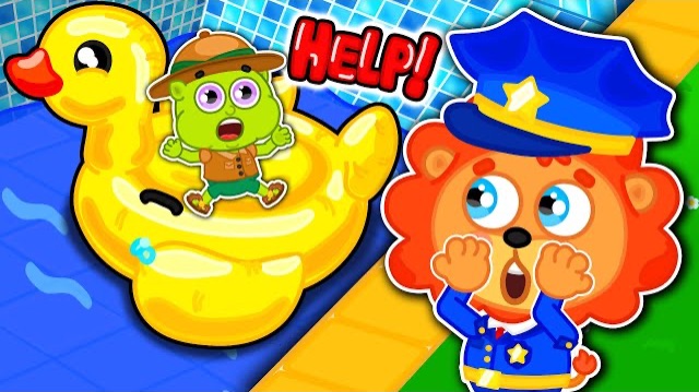 МУЛЬТИК ДЛЯ ДЕТЕЙ. СЕМЕЙКА ЛЬВОВ И ВОДНАЯ ПОЛИЦИЯ смотреть онлайн