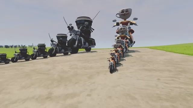 Мультики: КАПУЧИНО‑АССАСИНО vs БАЛЕРИНА‑МОТОЦИКЛИСТКА! 🏍🩰💥 Кто выиграет безумную гонку? смотреть онлайн