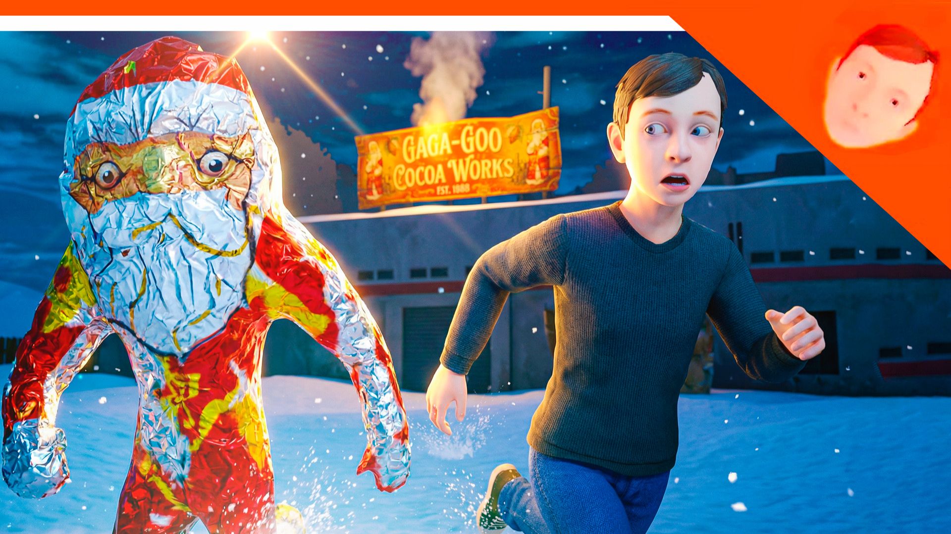 🩸 ГУГУ ГАГА ДЕД МОРОЗ ПОБЕГ ШОКОЛАДНАЯ ФАБРИКА GUGU GAGA🩸 Goo Goo Gaga: Scary Factory смотреть онлайн