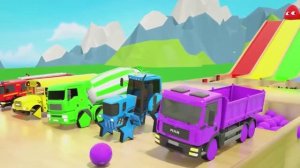 Мультики про машинки, детские мультфильмы, мультики для малышей с песенками, веселые машинки