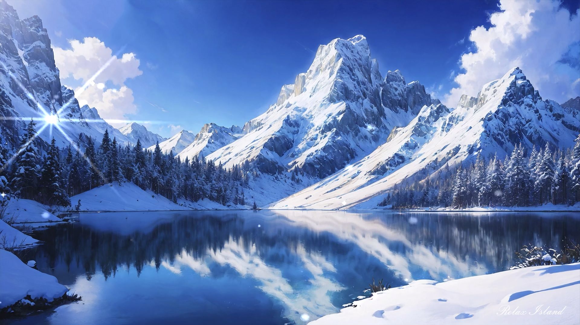 БЕЗУМНО КРАСИВАЯ УСПОКАИВАЮЩАЯ МУЗЫКА ДЛЯ СНА 🎵 ЗИМНЯЯ ГОРНАЯ РАССЛАБЛЯЮЩАЯ МУЗЫКА ДЛЯ ДУШИ смотреть онлайн