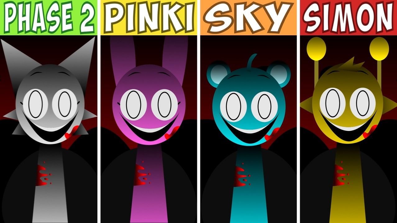 INCRDIBOX SPRUNKI: ФАЗА 2 НО ВСЕ — PINKI 💖 VS SKY 🌌 VS SIMON 👨🎤! смотреть онлайн