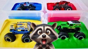 МОНСТР ТРАКИ И КРАСКИ. СМОТРИМ С ЕНОТОМ СЁМОЙ