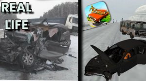 Реконструкция Аварии в ваз краш тест симулятор 2 номер 1