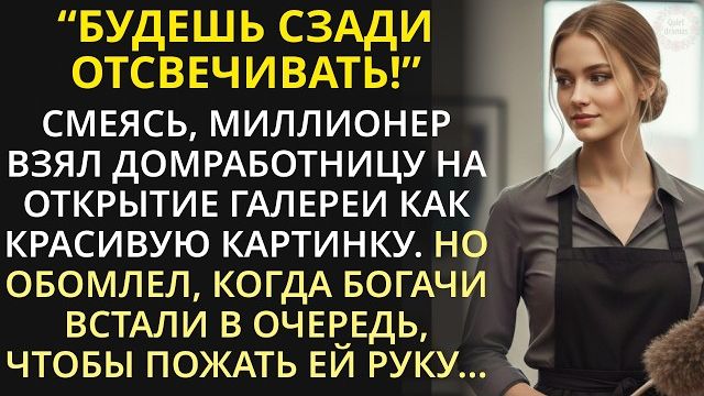 Молодой богач взял домработницу на вечер как красивую картинку | Реальная история |Жизненная история