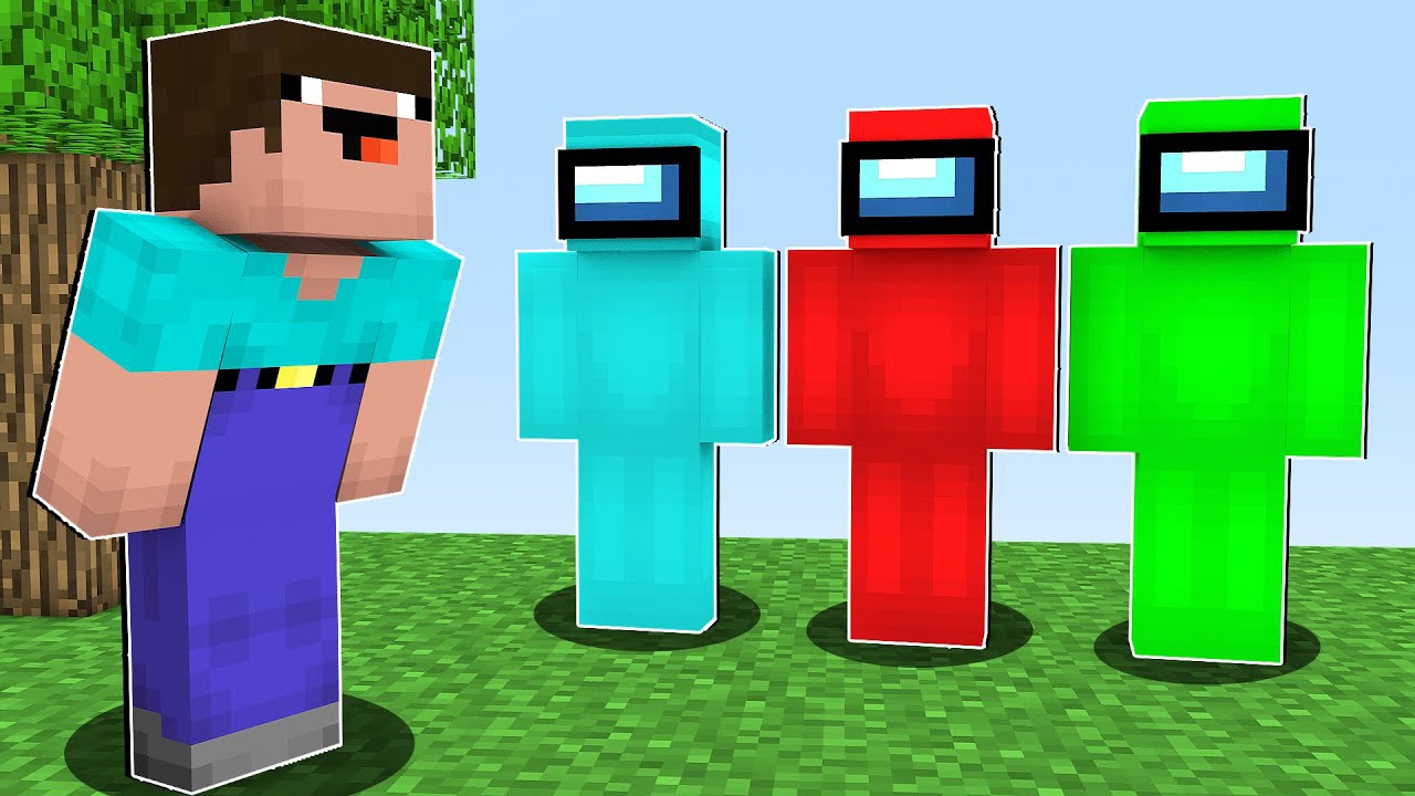 НУБ ИГРАЕТ В AMONG US В МАЙНКРАФТ ! НУБИК ПЕРВЫЙ РАЗ В АМОНГ АС И ТРОЛЛИНГ ЛОВУШКА В MINECRAFT смотреть онлайн