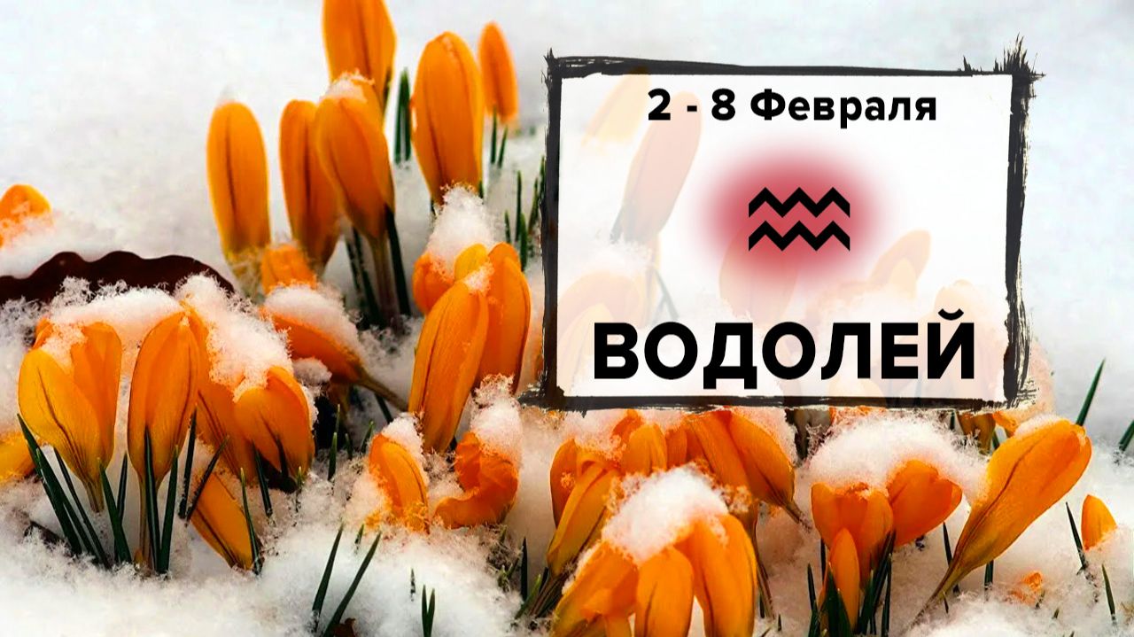 ВОДОЛЕЙ ♒ 2 - 8 Февраля 2026 | Расклад таро на неделю для знака Зодиака Водолей смотреть онлайн