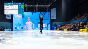 Дина Хуснутдинова исполнила каскад из двух тройных акселей на чемпионате РФ по прыжкам