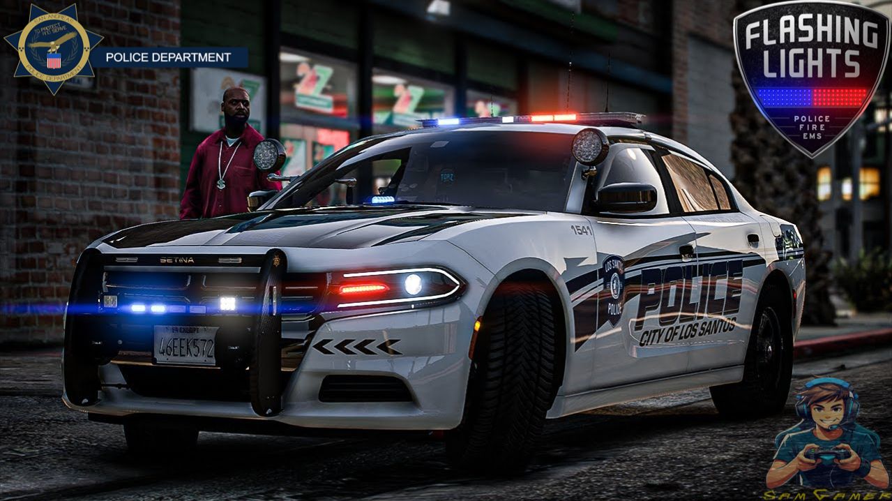 Flashing Lights - рабочие будни полицейского.кооператив смотреть онлайн