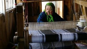 Как наши бабушки и мамы делали домотканые половики.