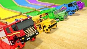 Мультики про машинки - Веселые песенки для детей - Машинки для детей - Мультики для детей