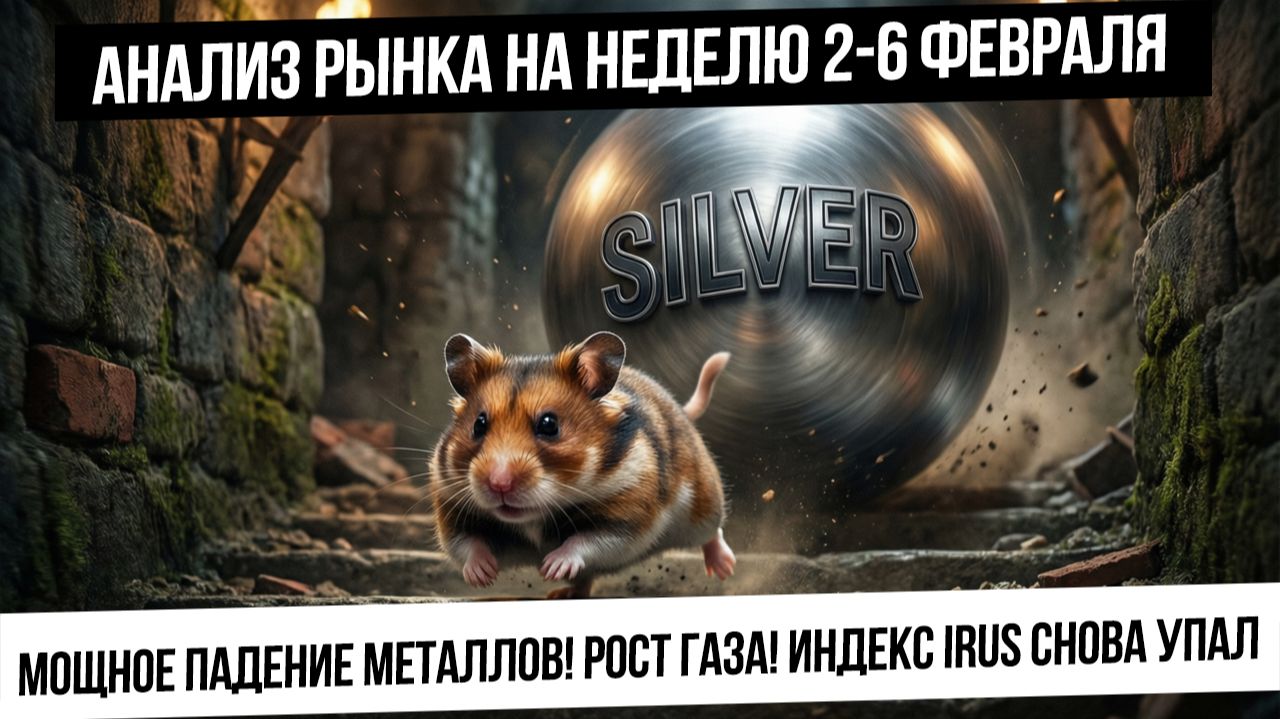Анализ рынка на неделю 2-6 февраля. Будет еще рост после падения металлов? Рост газа! IRUS вниз? смотреть онлайн