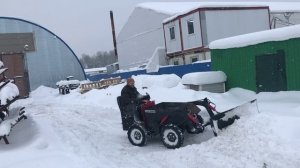 Landformer думпер 2026 = Чистим снег отвалом