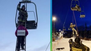 50 человек застряли на подъемнике в 20-градусный мороз в Подмосковье